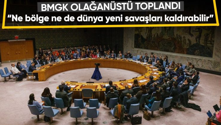 İran ile İsrail arasındaki gerilim nedeniyle BMGK acil toplandı