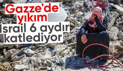 İsrail, abluka altındaki Gazze Şeridi’ne 6 aydır ölüm yağdırıyor