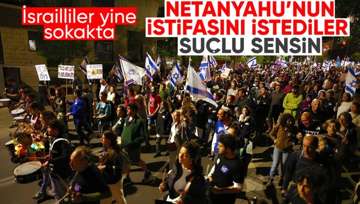 İsrailliler, Tel Aviv ve Kudüs’te hükümet karşıtı protesto düzenledi