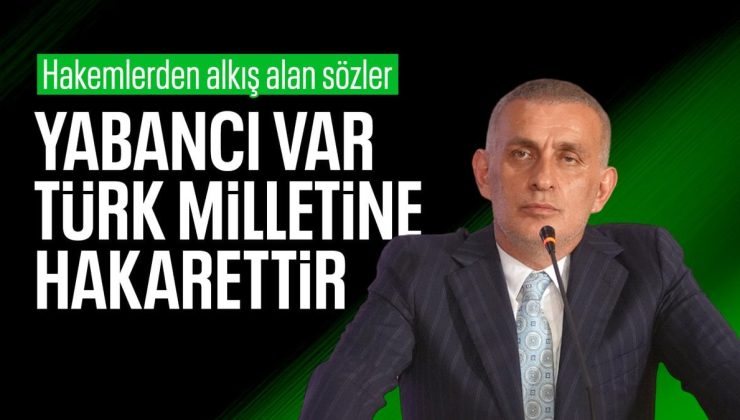 İbrahim Hacıosmanoğlu’ndan yabancı VAR açıklaması: Türk milletine yapılan bir hakaret…