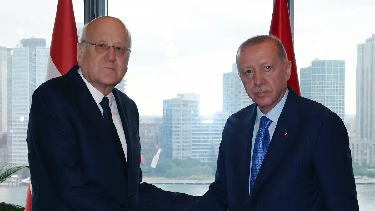 Başkan Erdoğan, Lübnan Başbakanı Mikati ile bir araya geldi