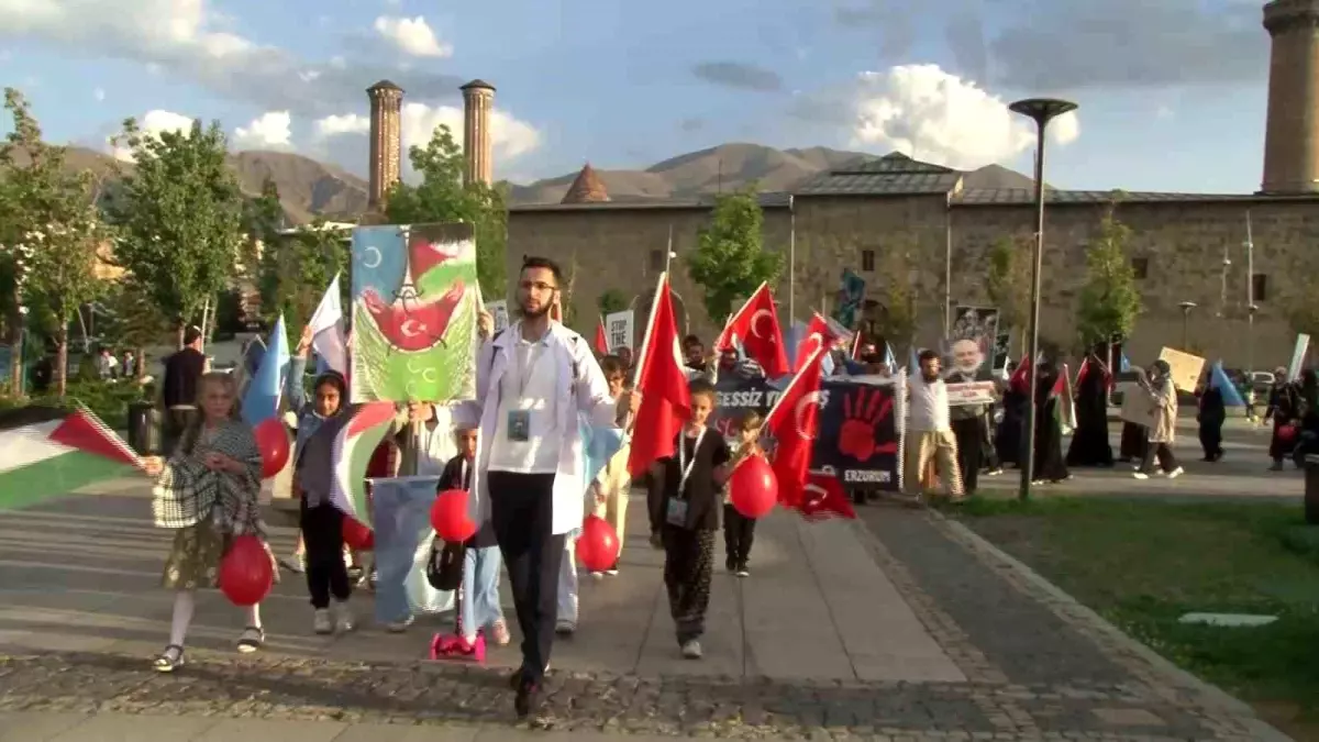 Erzurum’da 44. Haftada Gazze Protestosu