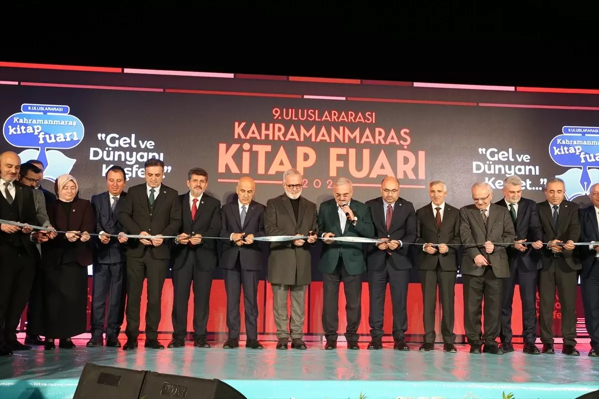 9. Uluslararası Kahramanmaraş Kitap Fuarı Açıldı