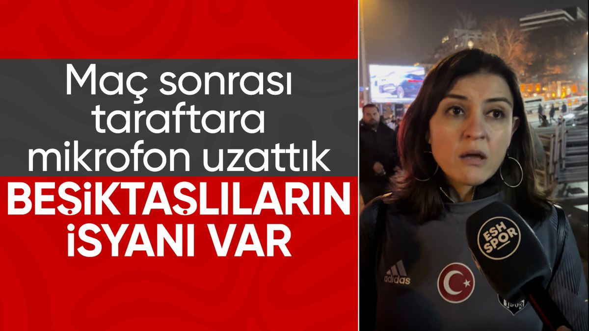 ESH Spor mikrofon uzattı: Beşiktaş taraftarı, mağlubiyeti yorumladı